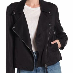 All Saints Macey Notch Lapel Black Jacket Size L